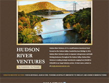 Tablet Screenshot of hudsonriverventures.com